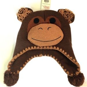 6/$25 Infant knit Beanie Monkey hat Busch Gardens